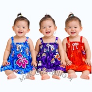 3PCS Cute Summer Chalis Smocking Dress for your little Girl 0-7yr Old Dress Budak Perempuan Girl Dre