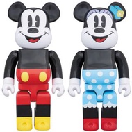 BE@RBRICK meets MICKEY MOUSE &amp; MINNIE MOUSE 1000%