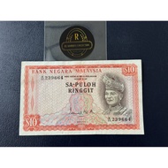 Malaysia 🇲🇾 1st Series $10 SA-PULOH Ringgit Rare Oldnotes 🔥Repaired Condition