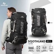QADEALLA 60L Sqothland Backpack Waterproof Camping Bag