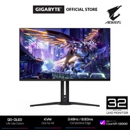 Gigabyte AORUS FO32U2P 32" QD-OLED 4K UHD KVM Gaming Monitor 2160p with Speaker (240Hz, 0.03ms)