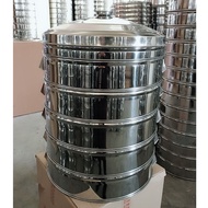 Bright Star Punching Steamer Stainless Steel Extra Large Steamer Hotel Hotel Supplies Round Hole Wit