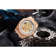 jam tangan pria belleda 9532 Rubber Original Anti Air Cowok Otomatis Laki Laki Arloji Water Resistan