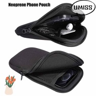 UMISTYDREAM9IQ0 Mobile Phone Bag, Solid Color Zipper Cellphone Storage Bag, Shockproof Portable Neop