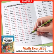 Nine Nine Multiplicationand Division Exercises Math Practice Book Workbook  9x9