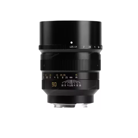 ·TTArtisan 90mm F1.25 Full Fame Lens for Leica M-Mount Cameras Like Leica M-M M240 M3 M6 M7 M8 M9 M9