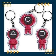 GANTUNGAN Kdrama Squid Game Pink Soldier Keychain