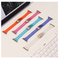 Slim Watch strap for Smart Watch Ultra 49mm 9 8 7 41/45mm 4 5 6 44/42mm Clear Band for iwatch1 2 38/40mm W46 W26 + Dt100 W66  T500 Iwo7