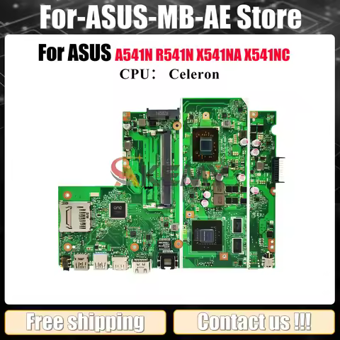 X541NC Laptop Motherboard For ASUS VivoBook A541N F541N X541NA R541N A541N X541N X541NC Notebook Mai