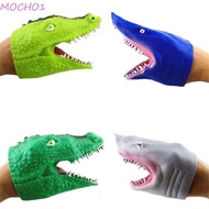 MOCHO1 Shark Hand Puppet Tell Story Prop Cute Finger Dolls Role Playing Toy Parents Storytelling Props Animal Toys Fingers Puppets