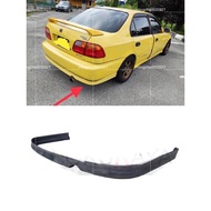 Honda Civic 99 EK9 EK S21 4 Door (1999 Model Front Bumper ONLY) MGN Style Rear Back Skirt Lower Lip 