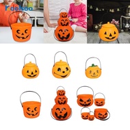 [Koolsoo] Halloween Pumpkin Bucket Candy Bucket Holder Thanksgiving Halloween Organizer