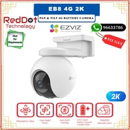 EZVIZ EB8 4G 2K Pan & Tilt 4G Battery Camera