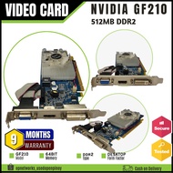 Nvidia GF210 512MB 64BIT DDR2 Video Card