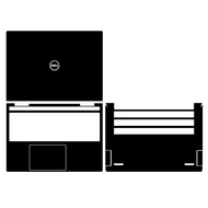 Laptop Black Carbon fiber Vinyl Skin Sticker Cover For DELL XPS 13 9343/XPS 13 9350/XPS 13 9360 13.3