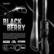 KENZI BLACKBERRY PRO 602 SiC Guide Stainless Frame Anti-Corrosion Solid Carbon Spinning 1.8m 5-12lbs
