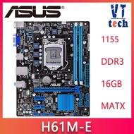 เมนบอร์ด H61M-K ASUS LGA 1155เมนบอร์ด DDR3รองรับเมนบอร์ด I3 I5 I7 H61m ซีพียูมาเธอร์บอร์ด H61เดสก์ท็อป