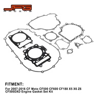 ชุดปะเก็นสำหรับ2007 2010 2014 2016 CF Moto ชุด CF500 CF600 X5 CF188 X6 Z6 CF500 DXD ชุดชุดปะเก็นเครื