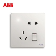 AF226Frameless Xuan Zhi;Two-Three-Pole Switch with Switch Socket with LightABBTwo-Position10183452Socket