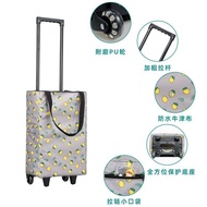 Trolley Bag Two-Wheel Small Trolley Trolley Bag Free Shipping Shopping Portable Shopping Cart Bag Fo