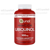 Qunol Ubiquinol Mega CoQ10 100 mg  120 Softgels Q10 Healthy enterprise