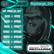 Valorant Top Up / VP Top Up / Cheap & Fast 24/7