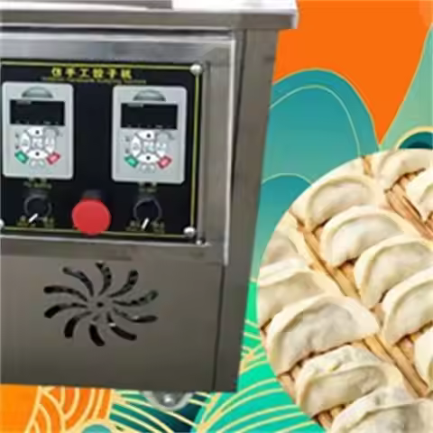 Commercial Samosa Snack Making Machine Maquinas Para Hacer Empanadas Chinese Dumpling Machine
