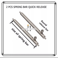 Jaminan Ori Spring Bar Steel Pin Besi Pengait Strap Jam Tangan 20Mm