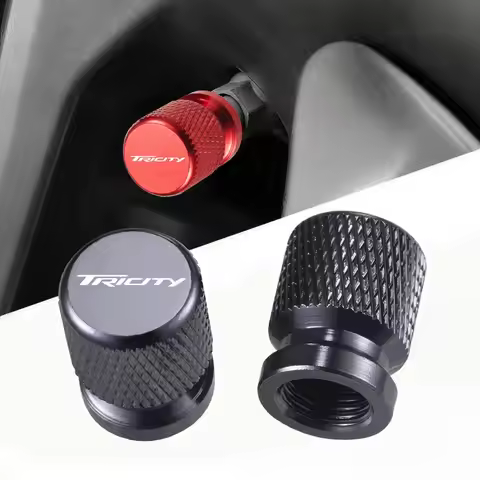 Motorcycle CNC Aluminum Wheel Tire Valve Airtight Caps Dustproof Cover For YAMAHA Tricity 125 Tricit