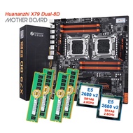 Combo Main HUANANZHI X79 Dual 8D + Dual Xeon E5 V2 + RAM DDR3 REG ECC. Specializing in Games - Graph