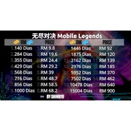 Joki Mobile Legends murah Malaysia/MLBB Boosting Rank Service/ML Boost/Push Ranked Booster by Shinryu