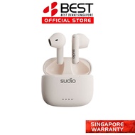 SUDIO EARPHONES/HEADPHONES/EARBUDS SUDIO A1 SNOW WHITE