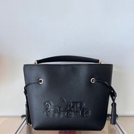 Coach classic vintage black leather shoulder 2way tote bag handbag 經典中古復古絕版黑色真皮兩用上膊手袋托特包手提袋#V187