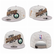 NBA2024 NBA Champions Celtics Flat Brim Adjustable Baseball Cap Hand-embroidered Fashionable All-mat