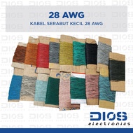 Small Stranded Cable 28 AWG (per meter)