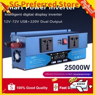 Original Power Inverter  Solar Home Inverter Car Inverter Intelligent LED Digital Display DC 12V-24V