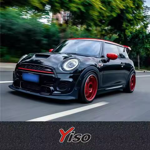 Suitable for MINI F55 F56 JCW Carbon fiber Front Spoiler Modified encirclement Aerodynamic kit MINI