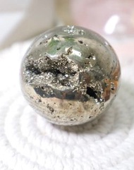 水晶清貨 - 黃鐵礦球 PYRITE SPHERE （直徑5cm)