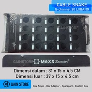 Box Cable Snake Cable snake 16 Ch 20 holes Thick Plate