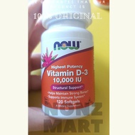 Now Vitamin D3 10000iu
