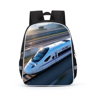 kindergarten school bag kids school bag Beg sekolah pelajar sekolah rendah Fuxing, kereta api berkel