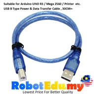3D 2D Printer USB B Type Cable ( 30cm )( Blue ) B-Type Cable for Arduino UNO R3 Board