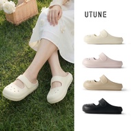 [New Arrival] UTUNE Women's Mary Jane Half Slippers Casual Non-slip Cute Women's Flat Sandals with H