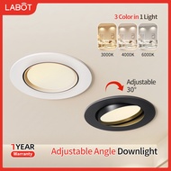 Anti-glare Downlight 3 Color Recessed 5W/7W/9W/12W RG0 Anti-blue CRI98 Downlight LED Ceiling Light