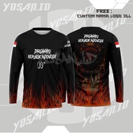 80th Indonesian Independence Day T-shirt Men's TopWanita/ 17 August 2025 Custom 3D fullprinting Art 