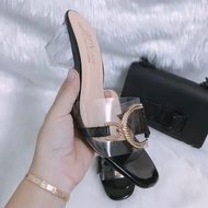 Guốc cao gót vuông trong 5p/7p quai trong kết khóa D - G82