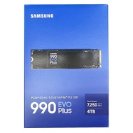 Samsung 990 EVO Plus 4TB Gen5 / Gen4 M.2 2280 SSD (R:7250MB/s), MZ-V9S4T0