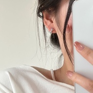 JOJO COCO Exquisite Bow Zircon Hoop Earrings for Women