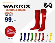 WARRIX ถุงเท้าฟุตบอลเบสิค  (WC-1519/WC-FBA019)  ราคา 99 บาท