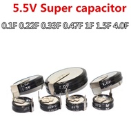 1pcs New 5.5V Super capacitor 0.1F 0.22F 0.33F 0.47F 1F 1.5F 4.0F V-type C-type H-type Button Farad 